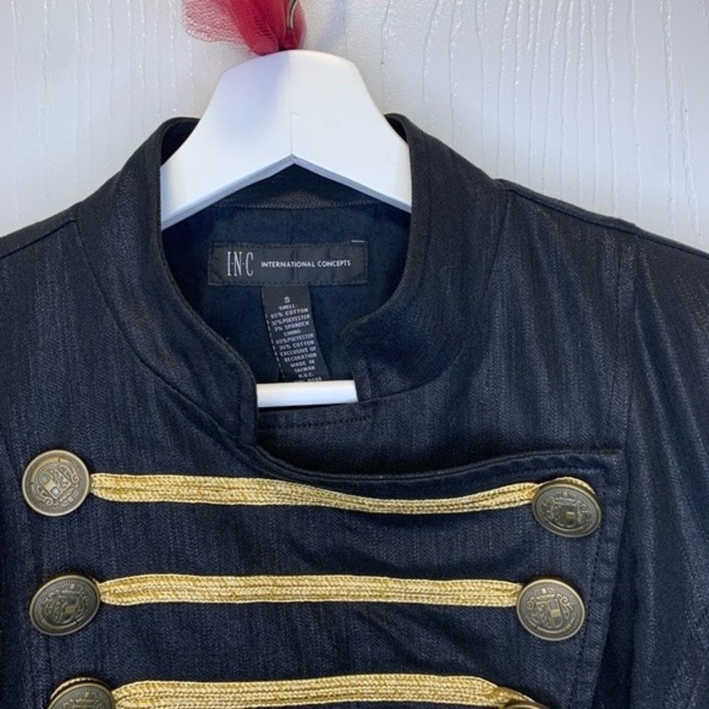 INC Military Style Jacket - Picture 3 of 4